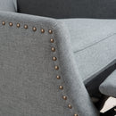 Westeros Wing Back Fabric Upholstered Recliner by Unique Piece Furniture