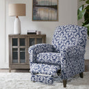 Kirby Transitional Push Back Recliner Chair