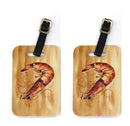 Shrimp  Sandy Beach Luggage Tag
