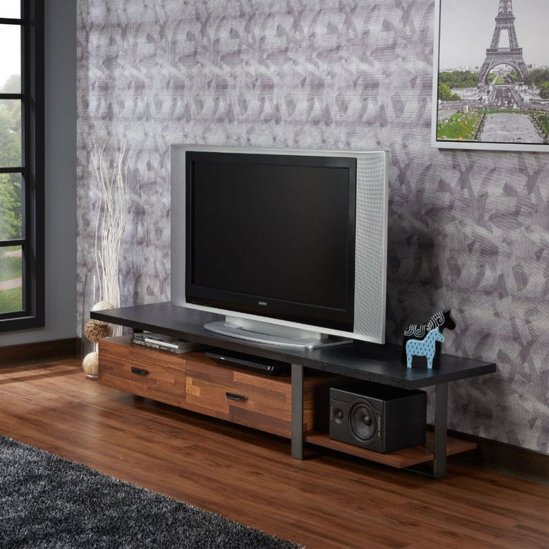 Elling - TV Stand - Walnut & Black, photo 7 of 7