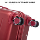 3 Pieces Set 20" / 24" / 28" Spinner Wheel Luggage With Combination Lock by HouseOfZazla