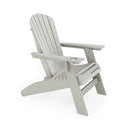Adirondack Chair Sturdy HDPE Poly Lumber For Poolside, Patio, And Garden Relaxation by HouseOfZazla