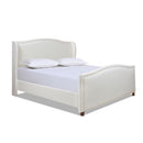 Carmen - Upholstered Wingback Panel Bed Frame by HouseOfZazla