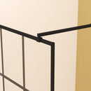 Framed Glass Shower Screen - Matte Black by HouseOfZazla