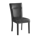 Olga - Dining Chair Set (Set of 2) - Charcoal Black by Unique Piece Furniture