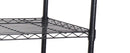 7 Tier Wire Shelving Unit, 2450 LBS NSF Height Adjustable Metal Garage Storage Shelves with Wheels, Heavy Duty Storage Wire Rack Metal Shelves - Black