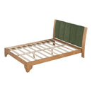 Premium Pine Wood Queen Bed Frame with Headboard