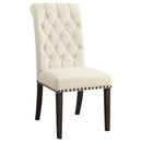 Tufted Rolled Backrest Side Chairs (Set of 2) by HouseOfZazla