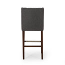 Solstara Upholstered Dining Barstool with Button Tufted and Wing Back by HouseOfZazla