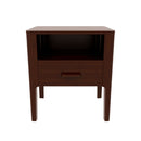 Modern Nightstand With Drawer And Open Shelf by HouseOfZazla