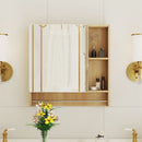 Bathroom Mirror Medicine Cabinet Wall Mounted With Shelves by HouseOfZazla