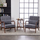 Accent Chair With Pillow And Wood Frame by HouseOfZazla
