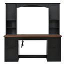 ON-Trend Farmhouse Arched Computer Desk with Hutch