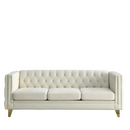 3-seater + 2-seater Combination sofa.BEIGE VELVET