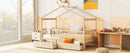 House Bed With 2 Drawers