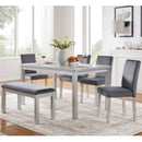 Dining Table Set, Table With A Rectangular Table And Upholstered Chairs by HouseOfZazla