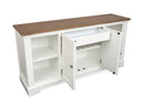Kingston - Credenza - Whisper White And Cerused Nutmeg by Unique Piece Furniture
