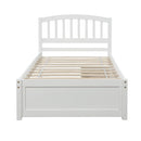 Platform Storage Bed Wood Bed Frame With Two Drawers And Headboard by Unique Piece Furniture