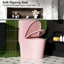 1 Piece Toilet With Tornado Flush, Dual Flush, And ADA Height Comfort Chair by HouseOfZazla