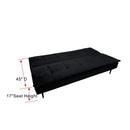 Gyuri - Upholstered Sofa - Black by HouseOfZazla
