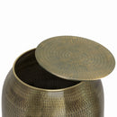 Griffen - Handcrafted Metal Storage Accent Table by Unique Piece Furniture