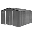 Metal garden sheds 8ftx10ft outdoor storage sheds Grey (Old sku:W1350S00016)