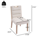 Upholstered Armless Dining Chairs by HouseOfZazla