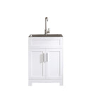 Paint Free Laundry Tub Cabinet With Stainless Steel Combo (Update) by HouseOfZazla