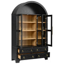 K&K 72.8" Tall Arched Pantry Cabinet