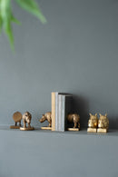 Set of 2 Rhino Bronze Bookends by HouseOfZazla