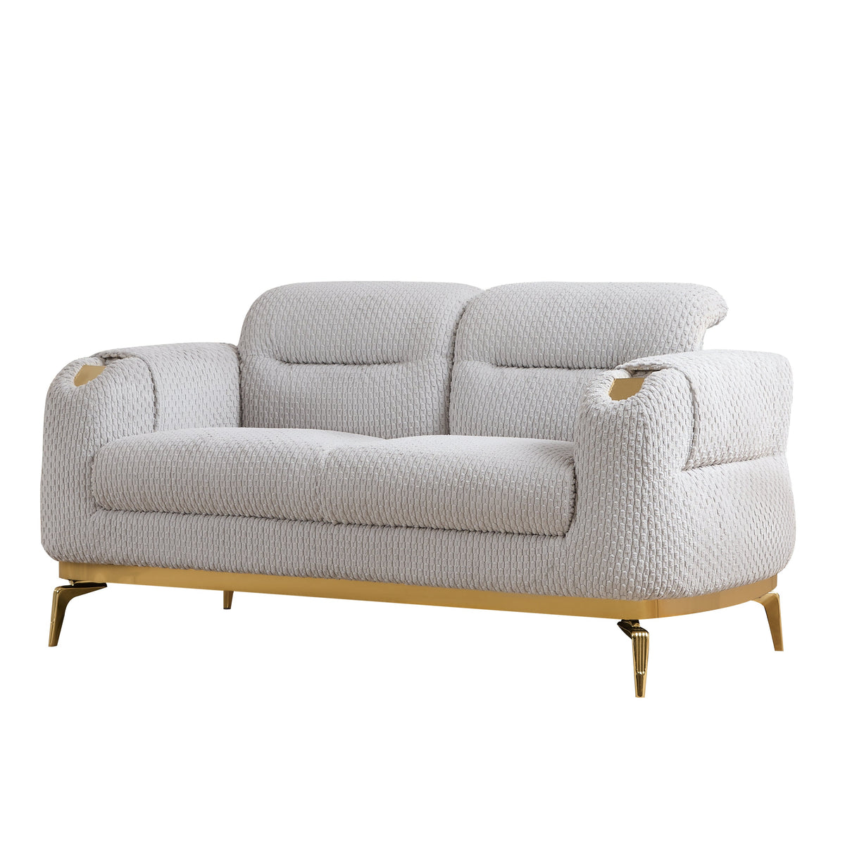 Zoe Modern Style Loveseat, photo 2 of 6