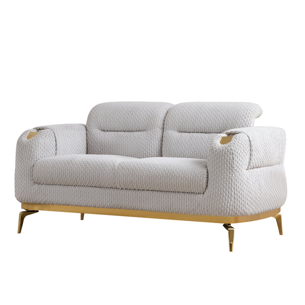 Zoe Modern Style Loveseat, photo 2 of 6