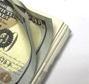 Money Prop - New Style $100 Aged Look $10,000 Blank Filler Fat Fold
