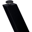 X Table Legs 28X 24", Wide Metal Table Legs, Heavy Duty Steel Desk Legs Table Leg Dining Table Legs Coffee Desk Leg (Set of 2) - Black by HouseOfZazla