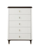 Carena Chest - White / Walnut by HouseOfZazla