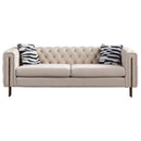 Chesterfield - Modern Tufted Living Room Sofa, 84.25''W Couch by Unique Piece Furniture