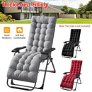 71x22in Chaise Lounger Cushion Recliner Rocking Chair Sofa Mat Deck Chair Cushion