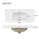 Navy Blue 48" Bathroom Vanity