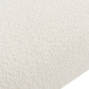 Nimbus - Curved Accent Chair - Ivory White by HouseOfZazla