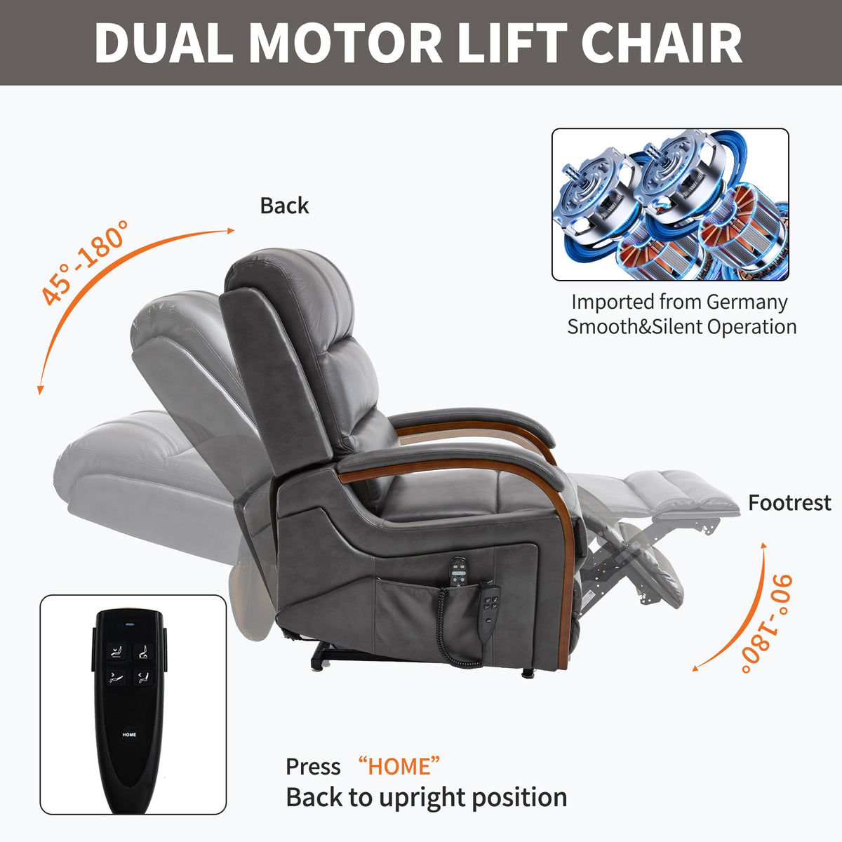 Power Dark Recliner Chair, photo 5 of 10