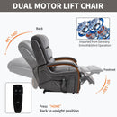 Power Dark Recliner Chair