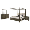 Gran Park 4-piece California King Bedroom Set Dark Cocoa by Unique Piece Furniture