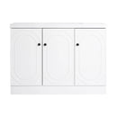 Contemporary Freestanding Bathroom Vanity With Resin Sink & Soft-Close Cabinet Doors by Unique Piece Furniture