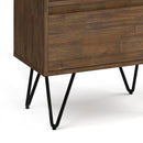 Chase - Tall Bookcase - Rustic Natural Aged Brown by HouseOfZazla
