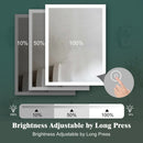 20x28 Inch LED Bathroom Mirror, Bathroom Vanity Mirror with Lights, Backlit and Front Lighted Mirror for Bathroom, Anti-Fog Dimmable Makeup Lighted Mirror with Touch Button, Horizontal/Vertical