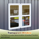 10'x8' Oversized Steel Storage Shed with Window and Lockable Doors by HouseOfZazla