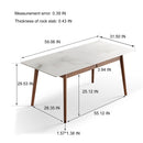 Round Corner Diagonal Leg Telescopic Table For 6 - 8 People To Meet Dining Table by HouseOfZazla
