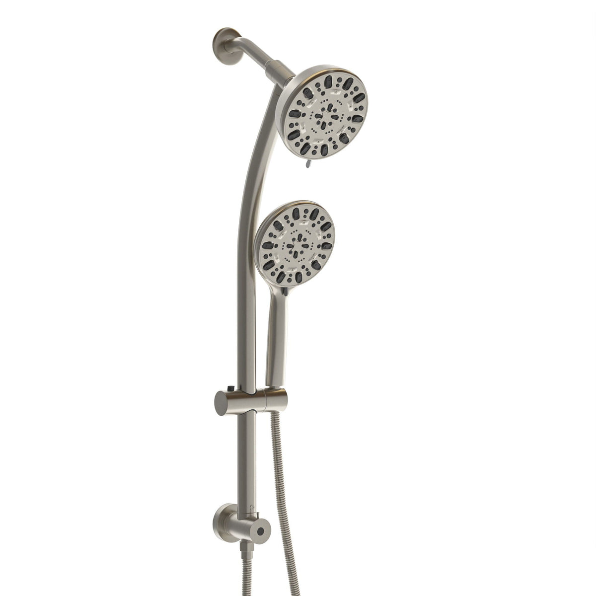 Multi Function Dual Shower Head Shower System With 4.7" Rain Showerhead, 7 Function Hand Shower, Adjustable Slide Bar, photo 3 of 25