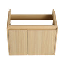 Modern Bathroom Vanity With Ceramic Basin, Wall Mounted Floating Sink Combo, Storage Cabinet by HouseOfZazla