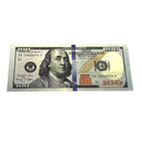 Money Prop - New Style $100's Crisp New $10000 Full Print Stack